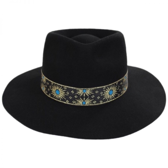 Lack of Color The Phoenix Vintage Ribbon Fedora in Black sz medium NWT - Picture 5 of 8